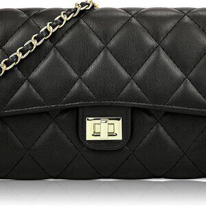 Small Purses for Women Quilted Crossbody Bags Ladies Trendy Shoulder Handbags Qu